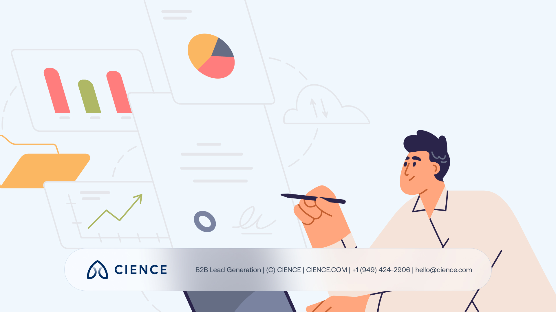 Three types of data enrichment: behavioral (clicks, sessions), demographic (job title, income), and geographic (address, time zone) with sample data points